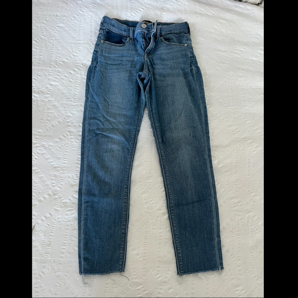 Express mid-rise jeans